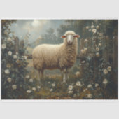 Vintage Blume Seidenpapier (Vorderseite)