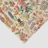 Vintage Blume Seidenpapier (Detail)