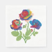 Vintage Blume Serviette (Vorderseite)