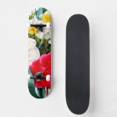 Vintage Blume Skateboard (Vorderseite)