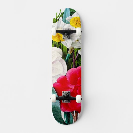 Vintage Blume Skateboard (Vorderseite)