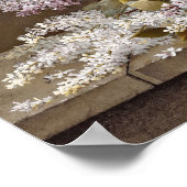 Vintage Blume Stillleben Kunst Download verfügbar Poster (Ecke)