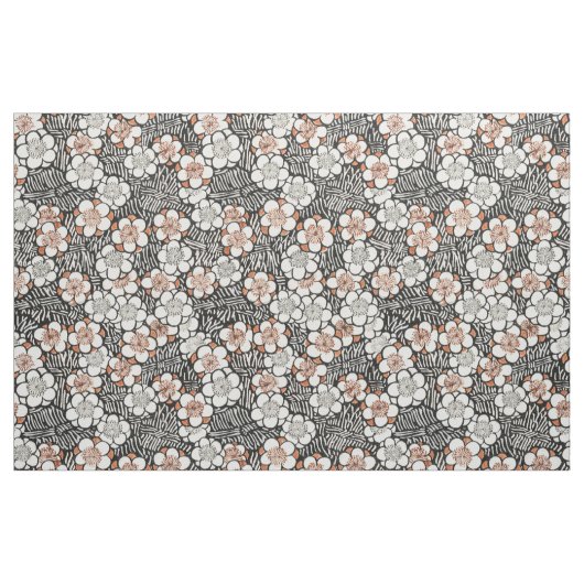 Vintage Blume Stoff (Fat Quarter (45,7 x 55,9 cm))