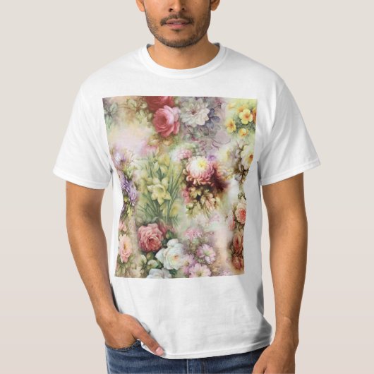 Vintage Blume T-Shirt (Vorderseite)