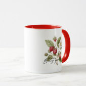 Vintage Blume Tasse (VorderseiteRechts)