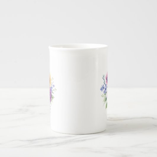 Vintage Blume Tasse Geschenk für jeden Anlaß (Vorderseite)