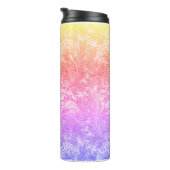 Vintage Blume Thermosbecher (Nach rechts gedreht)