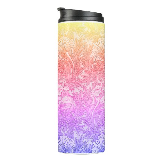 Vintage Blume Thermosbecher (Nach rechts gedreht)