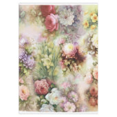 Vintage Blume Tischdecke (Vorderseite)