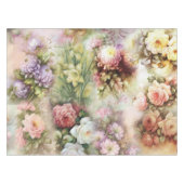 Vintage Blume Tischdecke (Vorderseite (Horizontal))