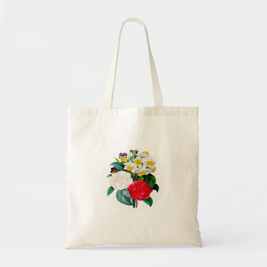 Vintage Blume Tragetasche (Vorne)