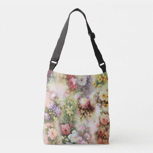 Vintage Blume Tragetaschen Mit Langen Trägern
