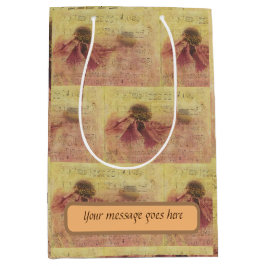 Vintage Blume und Geschenktüte