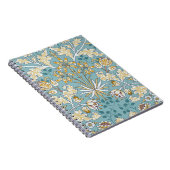 Vintage Blume und nahtlose Blattstruktur auf li Notizblock (Rechte Seite)