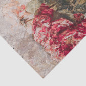 Vintage Blume und Schmetterlingsdekoupage Seidenpapier (Detail)