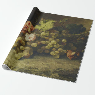 Vintage Blume und Trauben Margaretha Roosenboom Geschenkpapier
