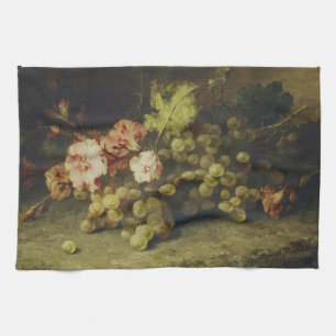 Vintage Blume und Trauben Margaretha Roosenboom Geschirrtuch