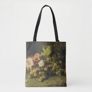 Vintage Blume und Trauben Margaretha Roosenboom Tasche