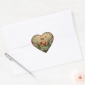 Vintage Blume Valentine Stickers (Umschlag)