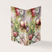 Vintage Blume Visitenkarten (Vorderseite)