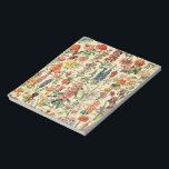 Vintage Blume von Adolphe Millot Notizblock<br><div class="desc">Vintage Blume von Adolphe Millot. Besuchen Sie bitte meinen Laden für interessanteres Design und mehr Farbwahl => zazzle.com/colorfulworld*</div>