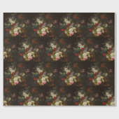 Vintage Blume von Henryka Beyer Geschenkpapier (Flach)