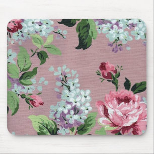 Vintage Blume Wallpaper Mousepad