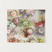 Vintage Blume Wandteppich (Vorderseite (Horizontal))