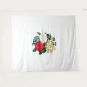 Vintage Blume Wandteppich (Vorderseite (Horizontal))