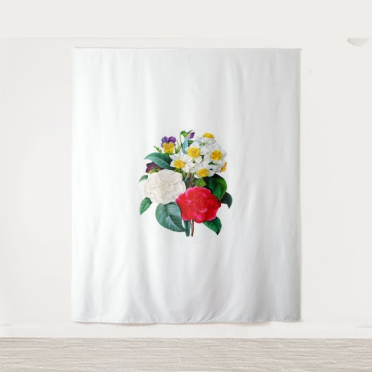 Vintage Blume Wandteppich (Vorderseite)