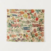 Vintage Blume Wandteppich (Vorderseite (Horizontal))