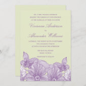 VINTAGE BLUME| WEDERINVITATION EINLADUNG (Vorne/Hinten)