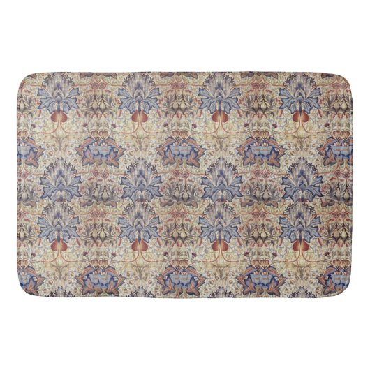 Vintage Blume William Morris Artichoke Badematte (Vorderseite)