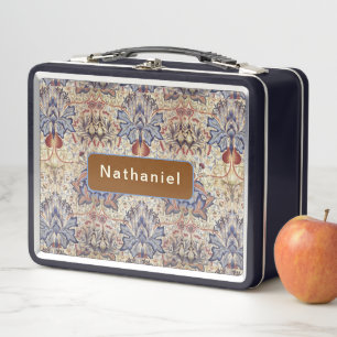 Vintage Blume William Morris Artichoke Metall Brotdose