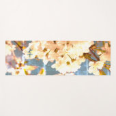 Vintage Blume Yogamatte (Vorderseite (Horizontal))