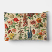 Vintage Blume Zubehörtasche (Rückseite)