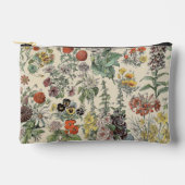 Vintage Blume Zubehörtasche (Vorderseite)