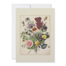 Vintage-Blumen-17.-Jh.-Dankeskarten-Flat