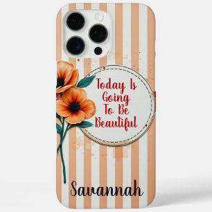 Vintage Blumen-Aquarell-Design Chic Abgenutzt iPhone 16 Pro Max Hülle
