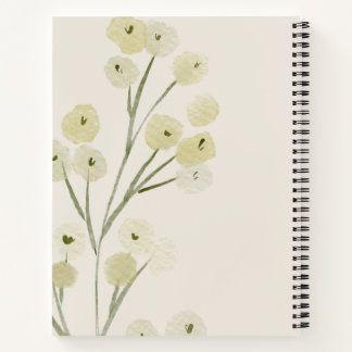 Vintage-Blumen-Aquarell-Notizbuch2 Notizblock