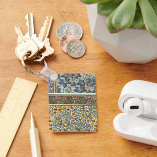 Vintage-Blumen Art Nouveau Wilde Storchschnabelblü Schlüsselanhänger