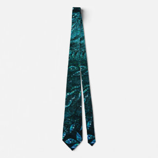Vintage-Blumen-Blatt-Muster Krawatte