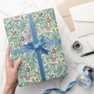 Vintage-Blumen Blumen William Morris Leicester    Geschenkpapier