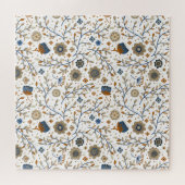 Vintage-Blumen-Botanik-Design Puzzle (Horizontal)