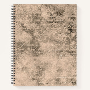 Vintage-Blumen-Bullet-Journal / liniertes Notizbuc Notizblock
