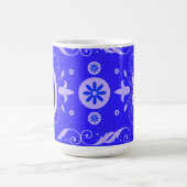 Vintage-Blumen-Chinoiserie Kaffeetasse (Mittel)