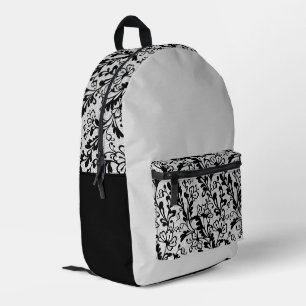 Vintage-Blumen-Design-Rucksack  Bedruckter Rucksack
