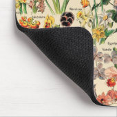 Vintage Blumen durch Adolphe Millot Mousepad (Ecke)