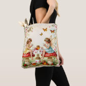 Vintage-Blumen-Feengarten zum Picknick Tasche (Von Nahem)