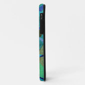 Vintage-Blumen-Grunge-Grafik Case-Mate iPhone Hülle (Hinten/Links)